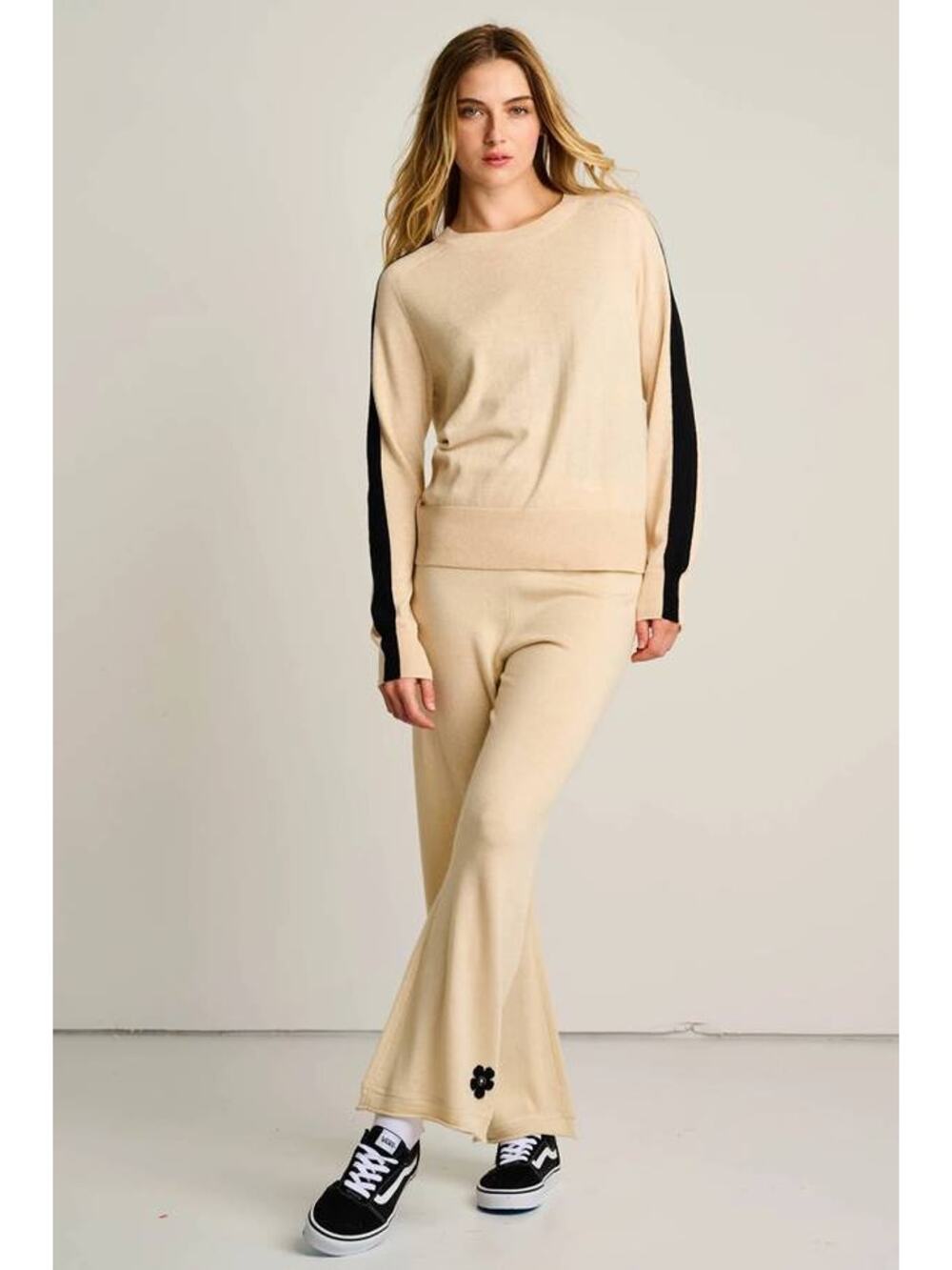 Lisa Todd Poppy Pant	in Oat M	NWT Beige Athleisure Coastal Outleisure Lounge
